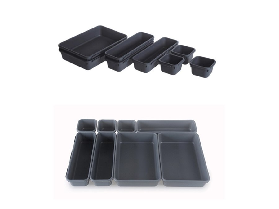 8 Piece Interlocking Drawer Organizer Set