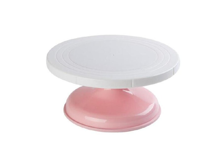 Plastic Cake Turntable and Cake Stand